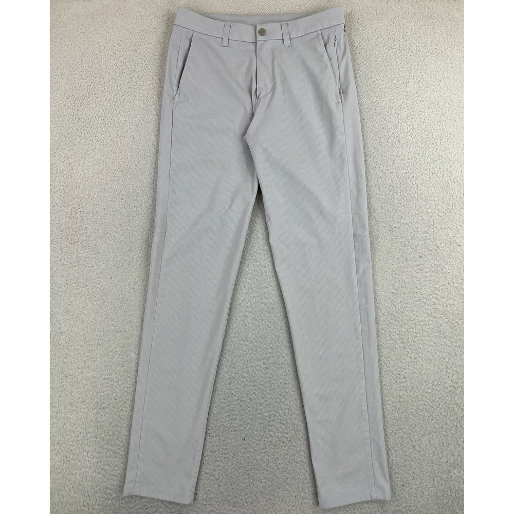 Lululemon Commission Slim Pants Men's 30x32 Beige Ventlight Performance LM5952S